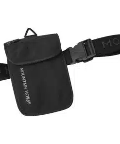 Mountain Horse Stacy Waistbag with multiple pockets and adjustable elastic belt, perfect for carrying small items. Mountain Horse Stacy vöökott mitme tasku ja reguleeritava elastse rihmaga, sobib väikeste esemete hoiustamiseks. Riñonera Mountain Horse Stacy con múltiples bolsillos y cinturón elástico ajustable, ideal para llevar objetos pequeños.