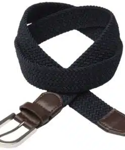 Mountain Horse Tri-Color Belt, functional braided elastic belt in Multi Beige, Navy, and Silver/Black. Mountain Horse Tri-Color Vöö, funktsionaalne punutud elastne vöö Multi Beige, Navy ja Silver/Black toonides. Cinturón Mountain Horse Tri-Color, cinturón elástico trenzado funcional en tonos Multi Beige, Navy y Silver/Black.