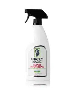Cowboy Magic® Super Bodyshine® spray for super shine and fast drying. 473 ml.