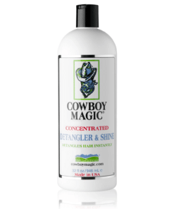 Cowboy Magic® Detangler & Shine™ hair detangler and shine, silk protein provides high reflecting shine.