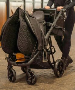 Imperial Riding Saddle Caddy Carry Light, kerge ja mugav ratsutamisvarustuse käru sobib igale pinnasele.