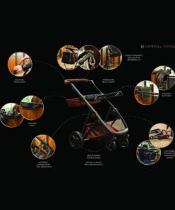 Imperial Riding Saddle Caddy Carry Light, kerge ja mugav ratsutamisvarustuse käru sobib igale pinnasele.