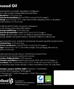 Külmpressitud linaseemne õli hobuste tervise toetamiseks