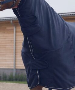 Lami-Cell Fleece Cooler Sheet with integrated neck cover - multi-purpose, thick fleece for horse warmth and quick drying.