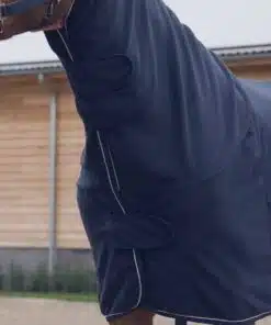 Lami-Cell Fleece Cooler Sheet with integrated neck cover - multi-purpose, thick fleece for horse warmth and quick drying.