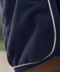 Lami-Cell Fleece Cooler Sheet with integrated neck cover - multi-purpose, thick fleece for horse warmth and quick drying.