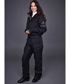 Mountain Horse Unisex Protect Overall, padded, water and windproof with reflective details and detachable hood.