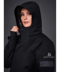 Mountain Horse Unisex Protect Overall, padded, water and windproof with reflective details and detachable hood.