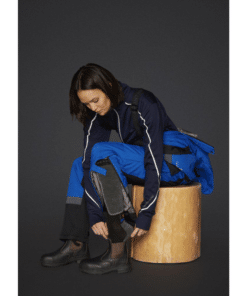 Mountain Horse Unisex Protect Overall, padded, water and windproof with reflective details and detachable hood.