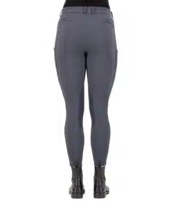 Euro-Star ratsapüksid Arielle, slim-fit disain, põlve grippidega ja elegantsete kristallidega kaunistatud taskute äär.