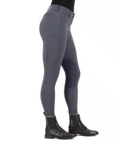 Euro-Star ratsapüksid Arielle, slim-fit disain, põlve grippidega ja elegantsete kristallidega kaunistatud taskute äär.