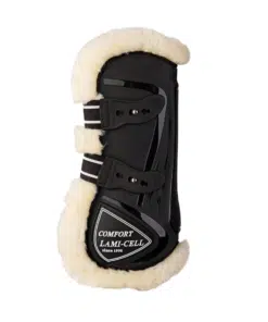 Lami-Celli Comfort Bamboo esijalakaitsmed hobusele, bambussöe tehnoloogia ja kunstlambakarvaga.