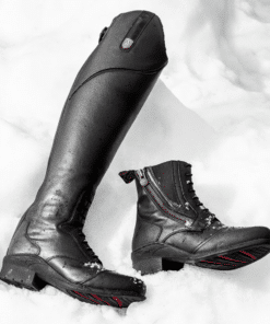 Mountain Horse Veganza Winter kõrged talvised ratsasaapad – vegan kunstnahast, veekindlad, kunstkarva voodriga.