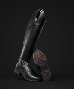 Mountain Horse Veganza Winter kõrged talvised ratsasaapad – vegan kunstnahast, veekindlad, kunstkarva voodriga.