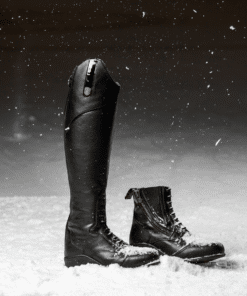 Mountain Horse Veganza Winter kõrged talvised ratsasaapad – vegan kunstnahast, veekindlad, kunstkarva voodriga.