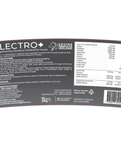 Equine Products Ireland Electro + - elektrolüüdid hobuste dehüdratsiooni vältimiseks ja soorituse parandamiseks.