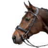 PS of Sweden valjad GP Lacquered, koolisõidu valjad tundlikele hobustele, pehme polstriga ninarihm ja kuklarihm.