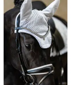 PS of Sweden Ruffle kõrvad – elastsed, käsitsi heegeldatud ja antibakteriaalse viimistlusega hobuse kõrvakaitsmed.