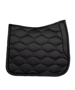 PS of Sweden koolisõiduvaltrap Ruffle – anatoomiline disain, volditud äär ja PS tsitaat.