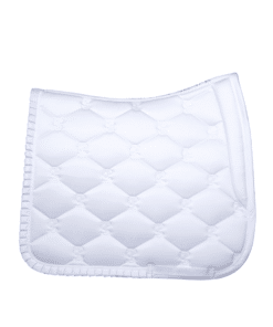 PS of Sweden koolisõiduvaltrap Ruffle – anatoomiline disain, volditud äär ja PS tsitaat.