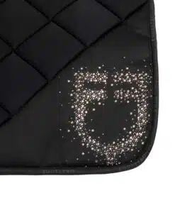 Equestro hüppevaltrap Rhinestone logo, hingav ja vastupidav.