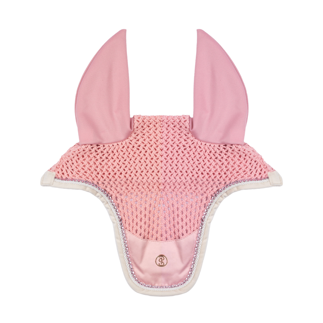 PS of Sweden Vintage Monogram kõrvad, elastne kõrvade osa, kristallidega äär, käsitsi heegeldatud.