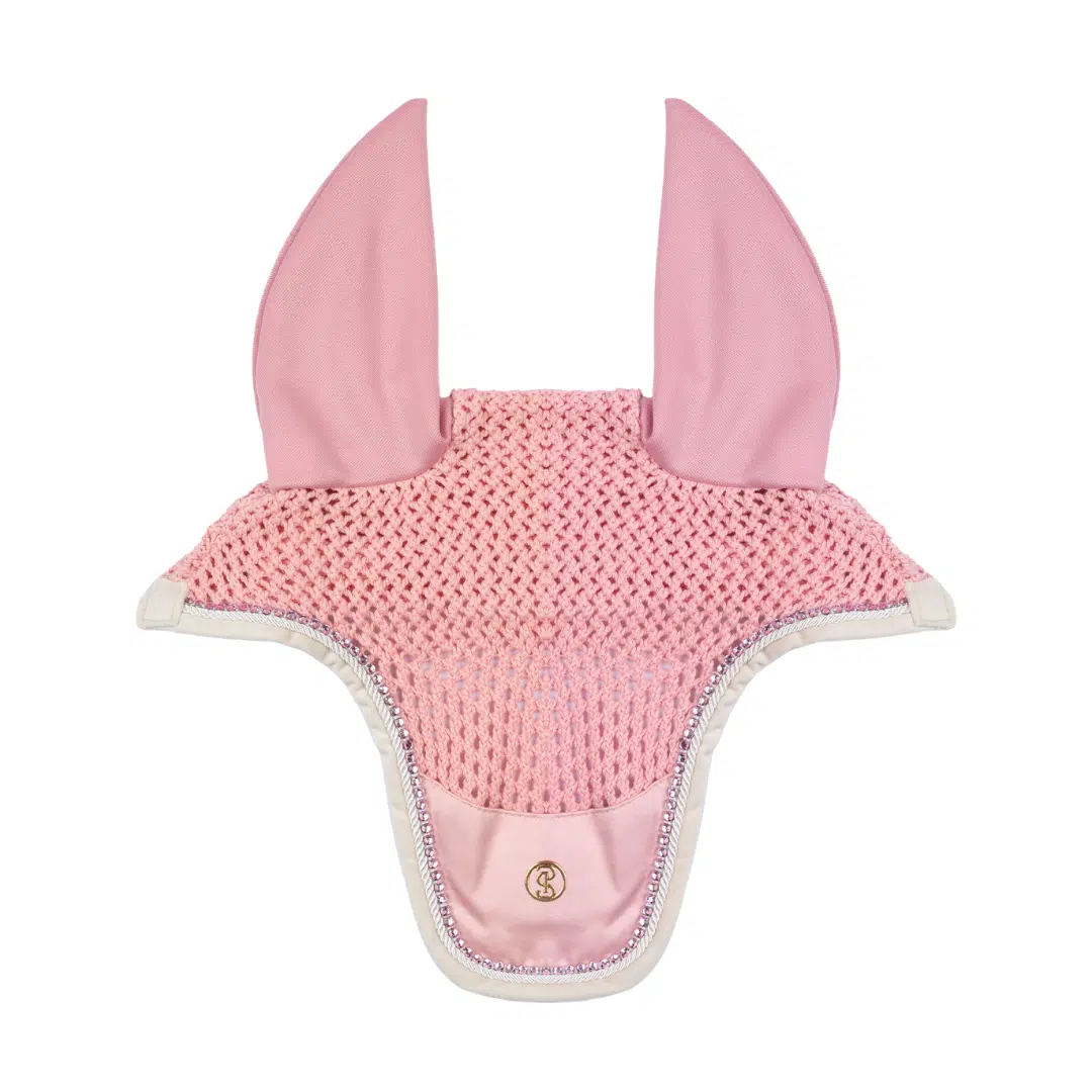 PS of Sweden Vintage Monogram kõrvad, elastne kõrvade osa, kristallidega äär, käsitsi heegeldatud.