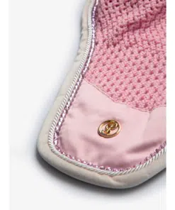 PS of Sweden Vintage Monogram kõrvad, elastne kõrvade osa, kristallidega äär, käsitsi heegeldatud.