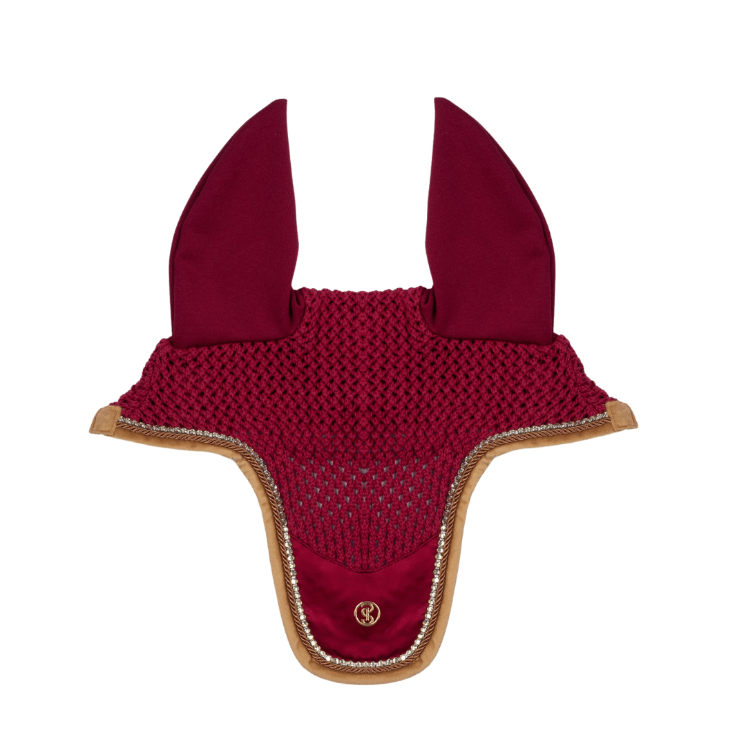 PS of Sweden Vintage Monogram kõrvad, elastne kõrvade osa, kristallidega äär, käsitsi heegeldatud.