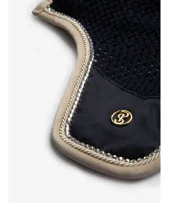 PS of Sweden Vintage Monogram kõrvad, elastne kõrvade osa, kristallidega äär, käsitsi heegeldatud.