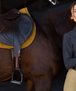 PS of Sweden takistussõidu valtrap Pad Diamond Quilt. Kuldpruun