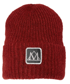 Mountain Horse Alp müts – punane, sooja voodriga ja MH logoga