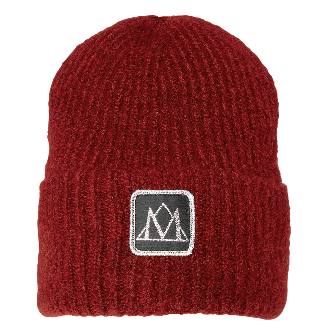 Mountain Horse Alp müts – punane, sooja voodriga ja MH logoga