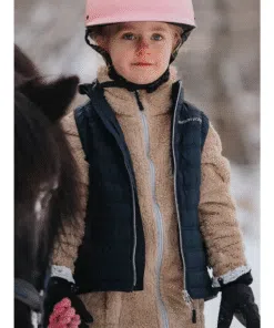 Mountain Horse Kids Fuzzy Fleece punases ja beežis