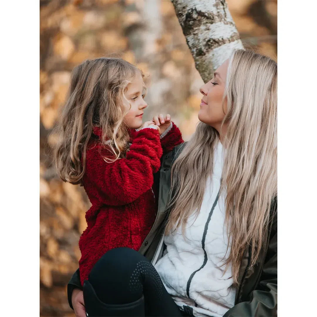 Mountain Horse laste Fuzzy Fleece – punane, pehme ja soe fliis lastele