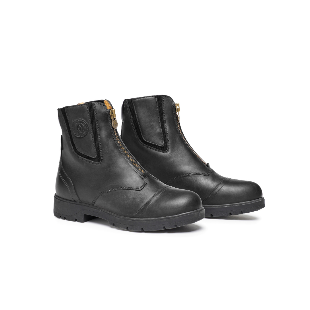 Mountain Horse Wild River Zip veekindel musta värvi paddock- täisnahast poolsaabas.